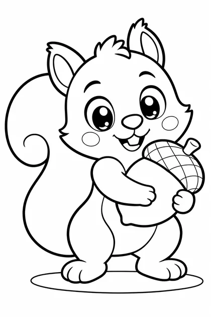Coloriage de Nina kawaii à imprimer