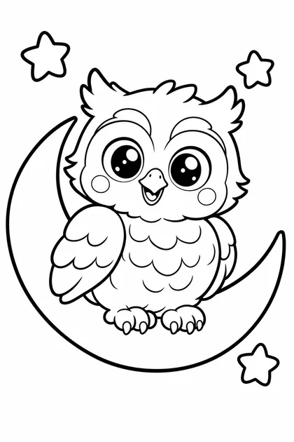 Coloriage de Véga kawaii à imprimer